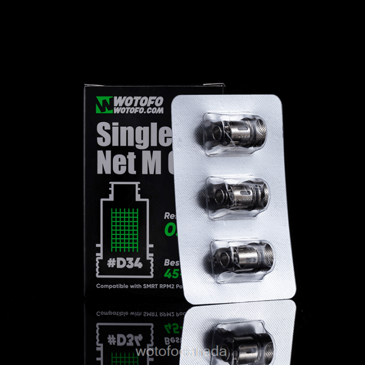Wotofo SMRT RPM2 POD COIL RT4226384 D34 NET MESH 3PCS Wotofo shop online