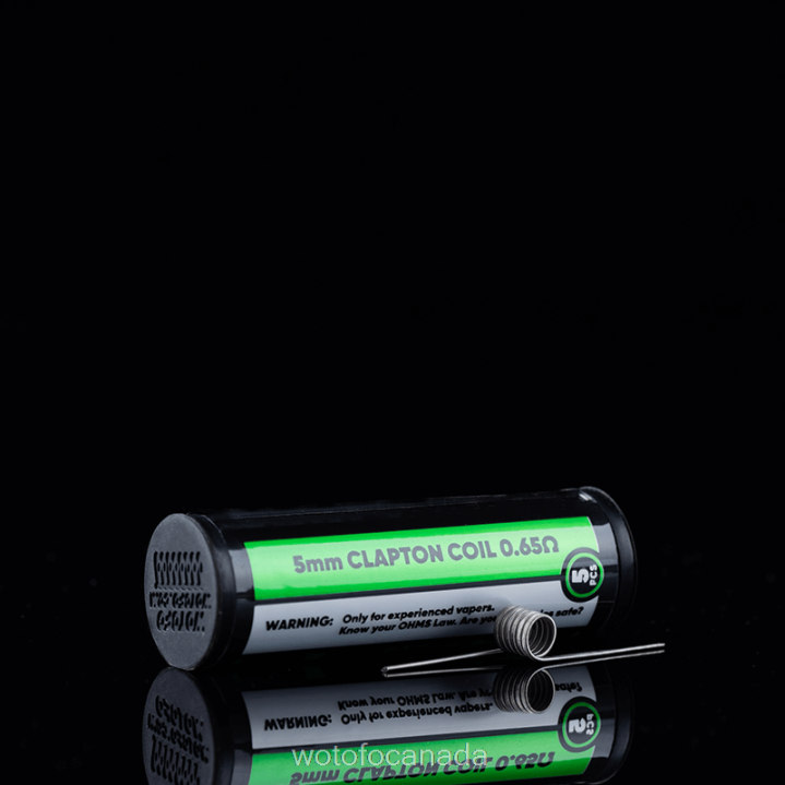 Wotofo ID PREBUILT COIL RT4226347 DUAL CORE FUSED CLAPTON 0.65OHM 5MM 5PCS Wotofo e-cigarette