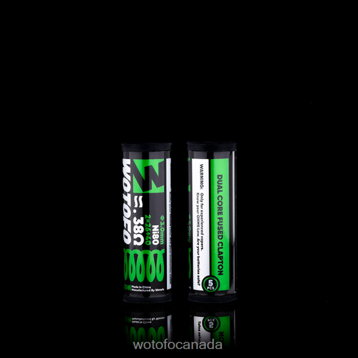 Wotofo PREBUILT COILS RT4226325 DUAL CORE FUSED CLAPTON 0.38 OHM 5PCS Wotofo price