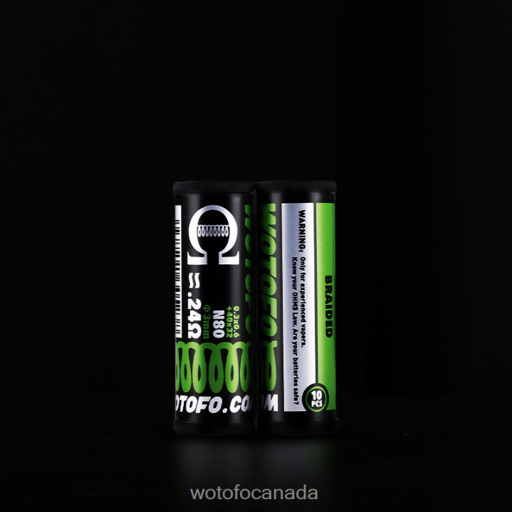 Wotofo PREBUILT COILS RT4226325 DUAL CORE FUSED CLAPTON 0.38 OHM 5PCS Wotofo price