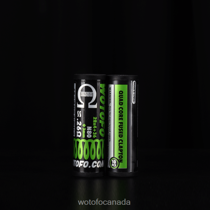 Wotofo PREBUILT COILS RT4226327 DUAL CORE FUSED CLAPTON 0.62 OHM 10PCS Wotofo e-cigarette