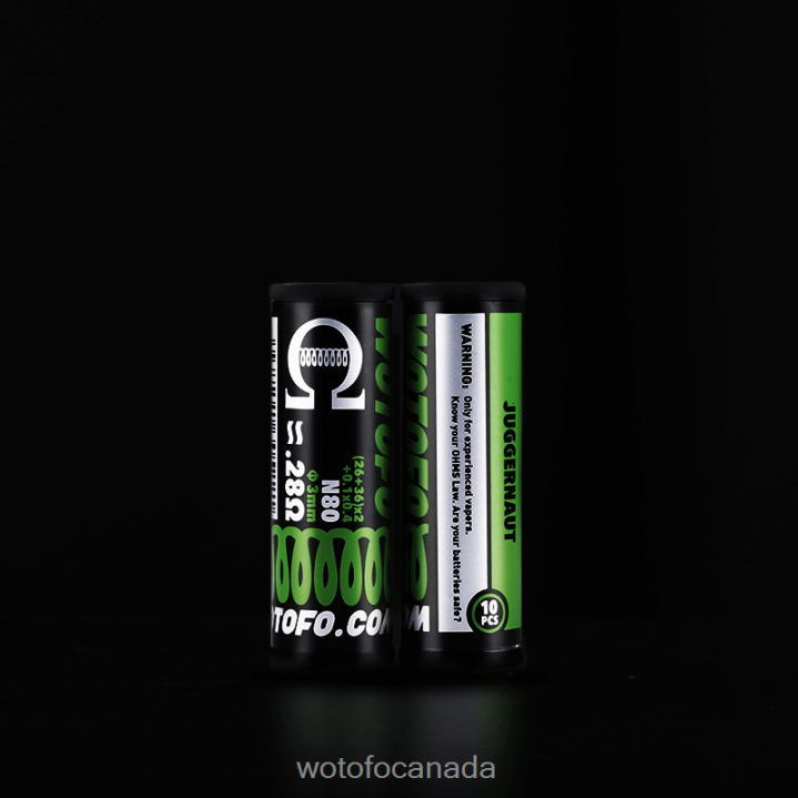 Wotofo PREBUILT COILS RT4226327 DUAL CORE FUSED CLAPTON 0.62 OHM 10PCS Wotofo e-cigarette