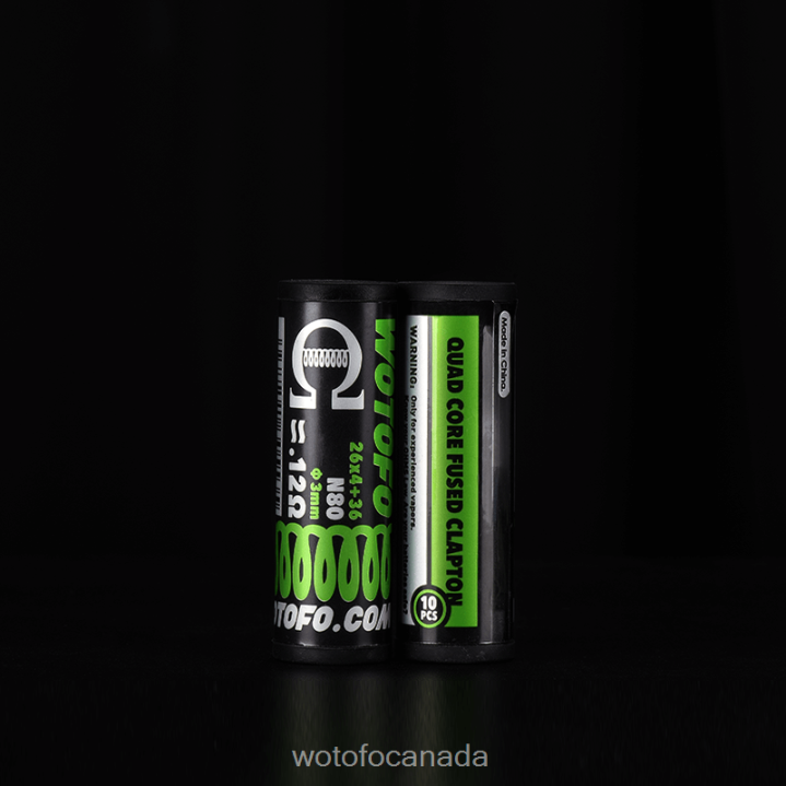 Wotofo PREBUILT COILS RT4226327 DUAL CORE FUSED CLAPTON 0.62 OHM 10PCS Wotofo e-cigarette