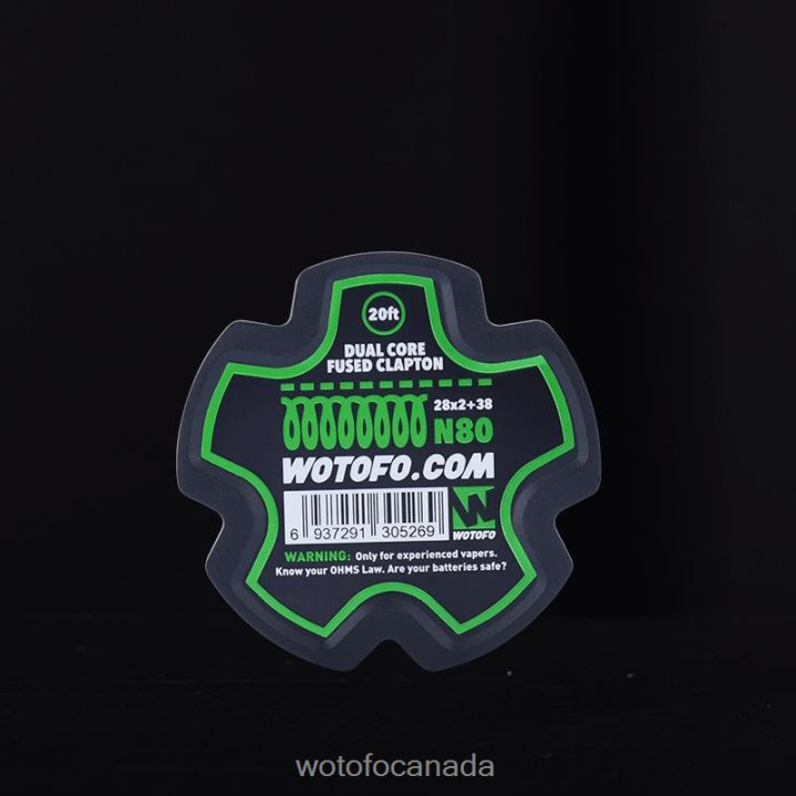 Wotofo PREBUILT WIRE SPOOL RT4226345 DUAL CORE FUSED CLAPTON - 28*2+38 Wotofo price