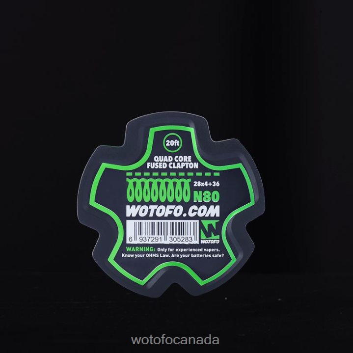 Wotofo PREBUILT WIRE SPOOL RT4226357 QUAD CORE FUSED CLAPTON Wotofo e-cigarette