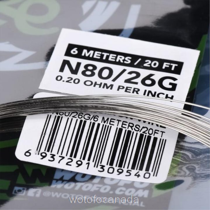 Wotofo PREBUILT WIRE SPOOL RT4226362 NI80 COMPETITION WIRE - 26G Wotofo ottawa
