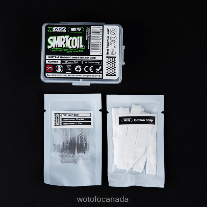 Wotofo SMRT PNP MESH-COTTON SET RT4226340 NEXMESH EXTREME Wotofo puff