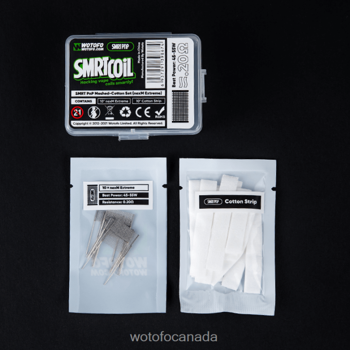 Wotofo SMRT PNP MESH-COTTON SET RT4226340 NEXMESH EXTREME Wotofo puff