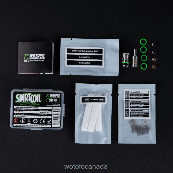 Wotofo SMRT REBUILDABLE COIL KIT RT4226342 SMRT NORD KIT Wotofo ottawa