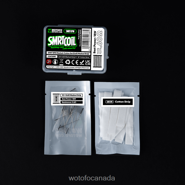 Wotofo SMRT RPM MESH-COTTON SET RT4226349 0.4OHM MESH+COTTON Wotofo reviews