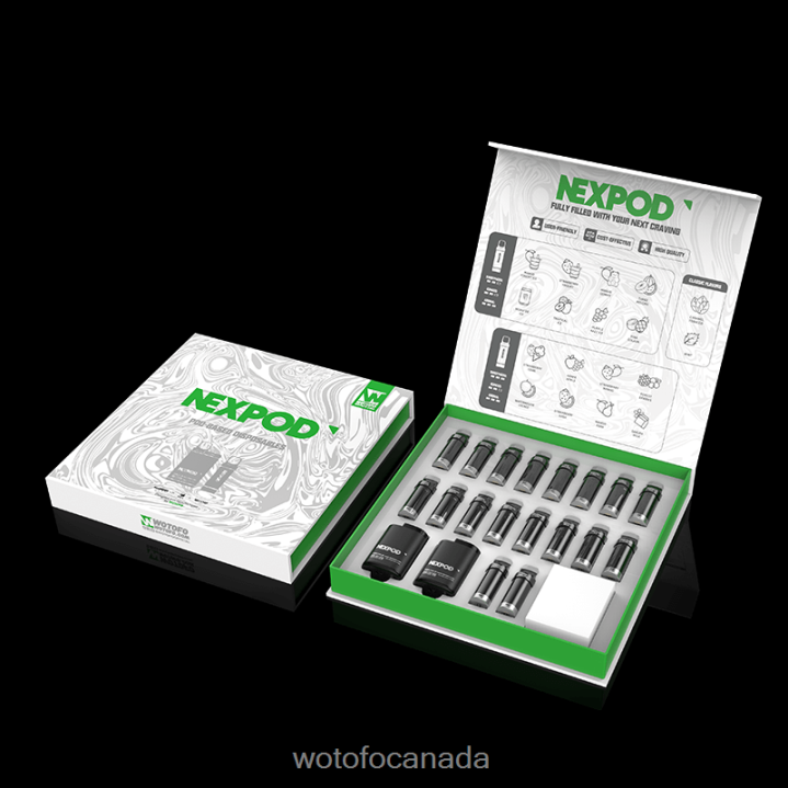 Wotofo NEXPOD KIT 20MG RT42268 ALL-INCLUSIVE BOX Wotofo flavors