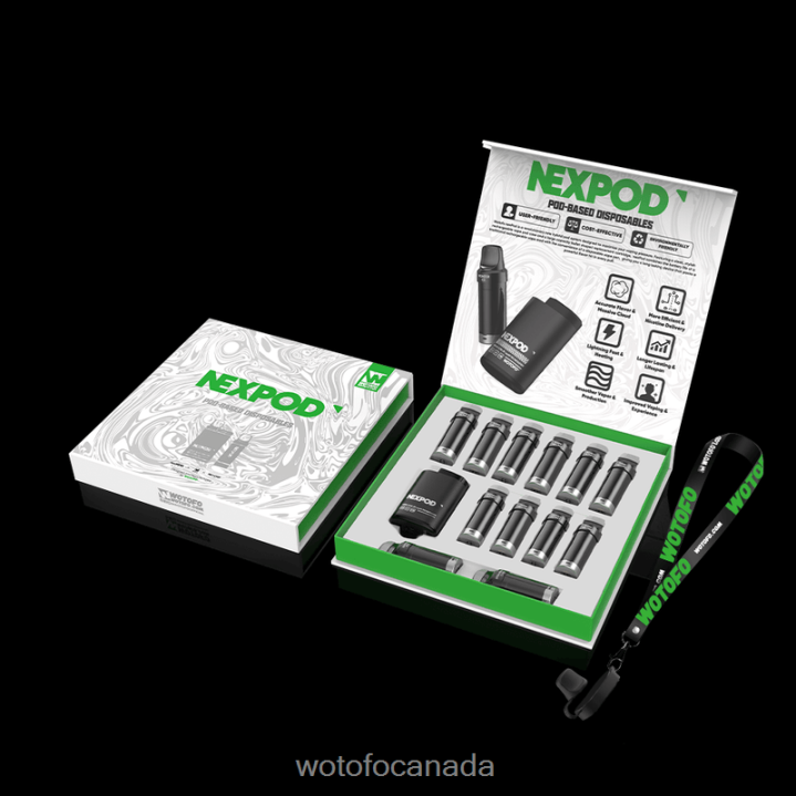 Wotofo NEXPOD KIT 50MG RT422611 ESSENTIAL BOX Wotofo canada